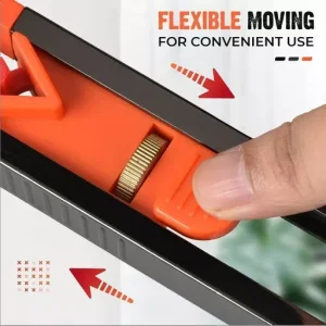 Profile Scribing Ruler Contour Gauge with Lock Adjustable Locking Precise Woodworking Measuring Gauge Measurement Tool