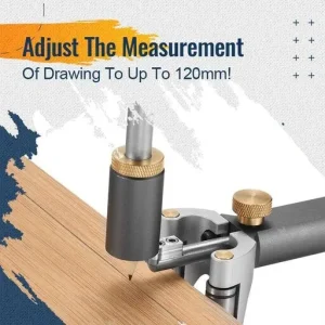 Woodworking Dual-Purpose Linear Arc Scriber