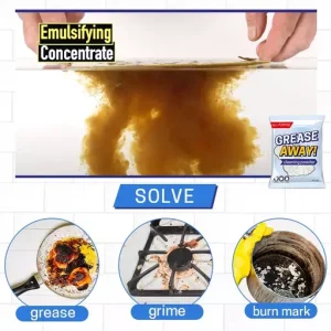 Grease Away Powder Cleaner, All-Purpose Magic Cleaning Powder