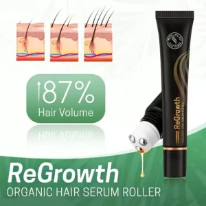 ReGrowth Organic Hair Serum Roller Set Biotin Hair Growth Serum