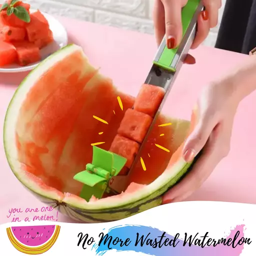 SHREE HANS CREATION Plastic Watermelon Cutter Windmill Slicer