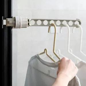 Outdoor Travel Portable Window Frame Clothes Hanger Portable Indoor Window Drying Rack Indoor Hanging Rack for Clothes
