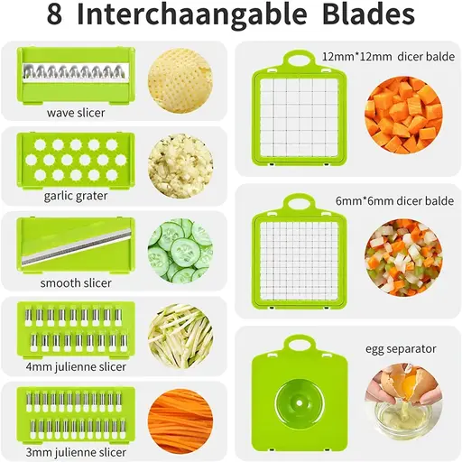 11 in 1 Vegetable Chopper Fruit Slicer – Bravo Goods