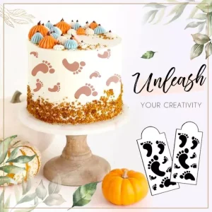 Cake Lace Decoration Stencil Set of 10