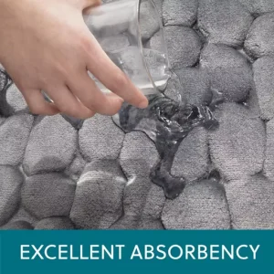 Cobblestone Embossed Bathroom Bath Mat