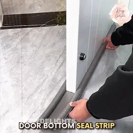Cut & Fit Door Bottom Seal Strip Stopper