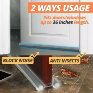 Flexible Door Bottom Sealing Strip Stopper
