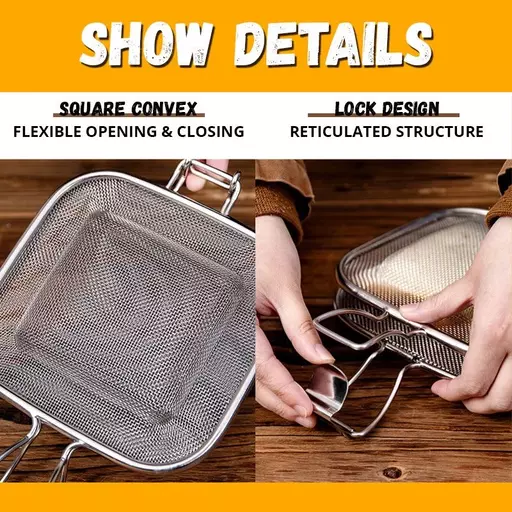Portable Sandwich Roasting Rack Non-Stick Collapsible Rectangle Wire Rack