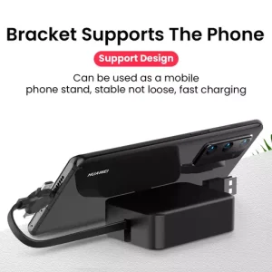 Three in One Charging Cable Roll Macaron Telescopic Storage Bracket