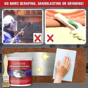 Water-Based Metal Rust Remover, Rust Conversion Agent Water-Based Primer