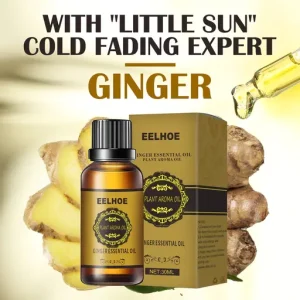Belly Drainage Ginger Oil, Lymphatic Drainage Ginger Oil, Slimming Tummy Ginger Oil, Ginger Essential Oil