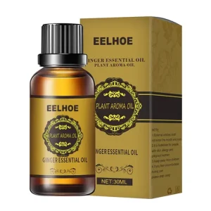 Belly Drainage Ginger Oil, Lymphatic Drainage Ginger Oil, Slimming Tummy Ginger Oil, Ginger Essential Oil