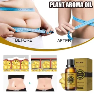 Belly Drainage Ginger Oil, Lymphatic Drainage Ginger Oil, Slimming Tummy Ginger Oil, Ginger Essential Oil