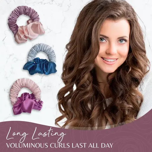 Heatless Hair Curling Roller Scrunchie Kit