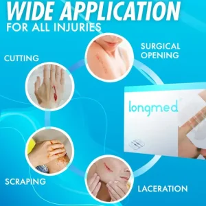 Recovery Closure Enhancing Zipped Up Bandage Patch