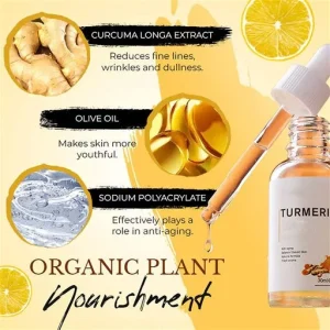 Turmeric Dark Spot Corrector Serum, Natural Turmeric Repair Face Serum