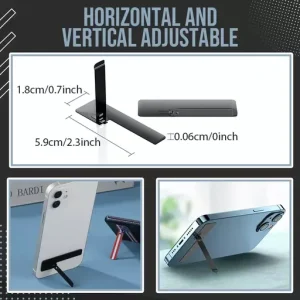 Ultra-Thin Invisible Back Stick Mobile Phone Support Case Stand