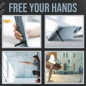 Ultra-Thin Invisible Back Stick Mobile Phone Support Case Stand
