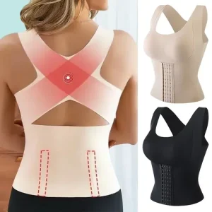 Women 3-in-1 Body Shapewear Posture Corrector Underwear