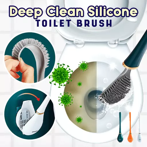 Deep Clean Silicone Toilet Brush