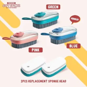 Ergonomic Soft Sponge with Soap Dispenser