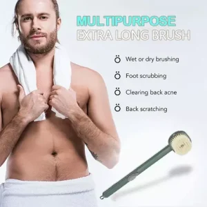 Long Handle Detachable Bath Massager Brush