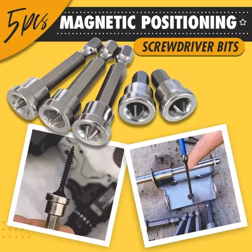 Magnetic Positioning Screwdriver Bits Woodworking Screw Hex Shank Positioning Bit Batch Head
