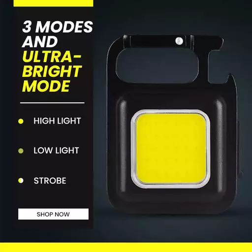 Miniature Keychain LED Flashlight