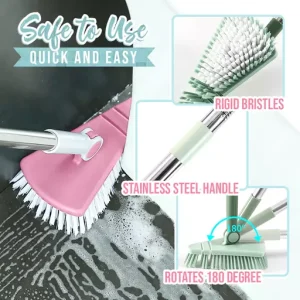 Scalable Rotatable Floor Scrub Brush