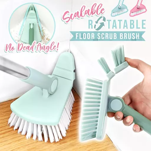 Scalable Rotatable Floor Scrub Brush