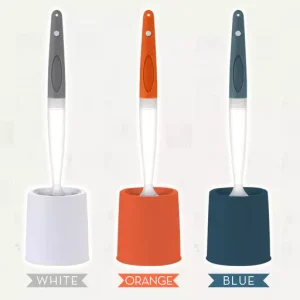 Silicone Cleaner Spray Toilet Bowl Brush