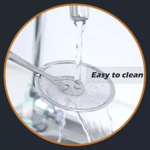 Stainless Steel Oil Leak Clamp Kitchen Filter Scoop Small Strainer