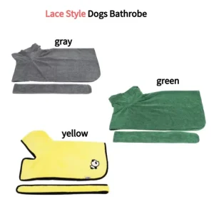 Super Absorbent Pet Bathrobe Dog Bathrobe Towel