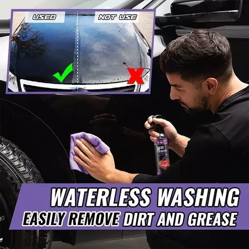 Spray Revêtement Voiture Turbo Shine Nexa 3 En 1 - Protection, Brillance, Réparation Rayures - 100 Ml