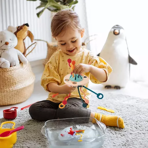 3 in 1 Montessori Pull String Developmental Baby Toys