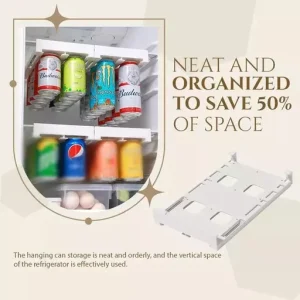 Hanging Soda Can Storage Rack for Fridge