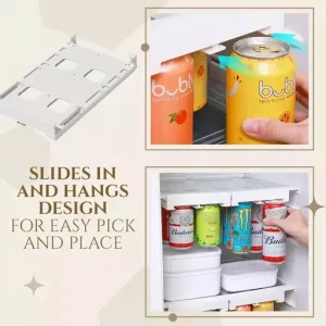 Hanging Soda Can Storage Rack for Fridge