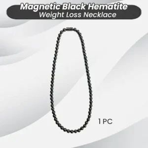 Magnetic Black Hematite Weight Loss Necklace