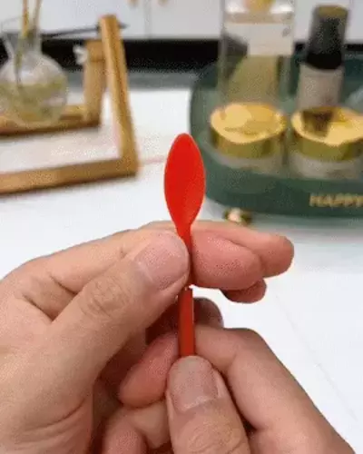 Mini Silicone Telescopic Spatula and Scooping Spoon