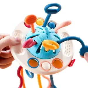 Montessori Ufo Silicone Pulling Toy