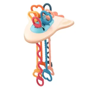Montessori Ufo Silicone Pulling Toy