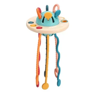 Montessori Ufo Silicone Pulling Toy