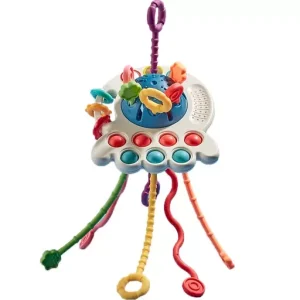 Montessori Ufo Silicone Pulling Toy