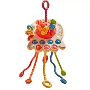 Montessori Ufo Silicone Pulling Toy