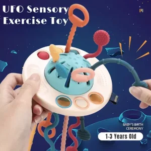 Montessori Ufo Silicone Pulling Toy
