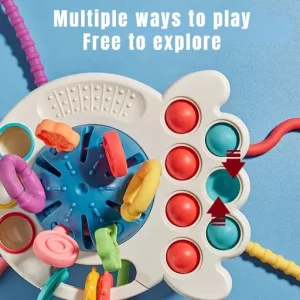 Montessori Ufo Silicone Pulling Toy