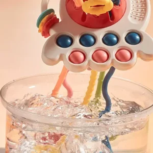 Montessori Ufo Silicone Pulling Toy