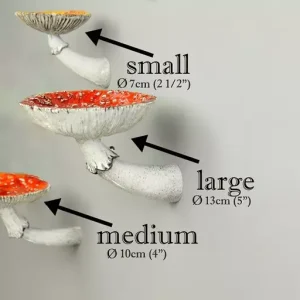 Mushroom Hanging Shelf Resin Wall Floating Shelf