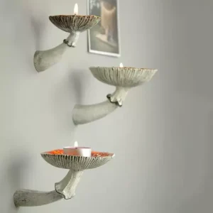 Mushroom Hanging Shelf Resin Wall Floating Shelf