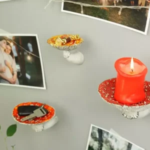 Mushroom Hanging Shelf Resin Wall Floating Shelf